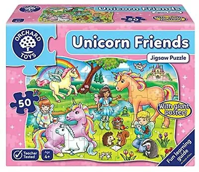 £15.80 • Buy Orchard Toys 291 Unicorn Friends Jigsaw Puzzle, Multicolour