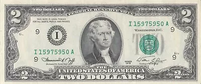 1976 $2 Federal Reserve Notes ULTRA RARE Minneapolis (20) Available UNC WOW • $8.95