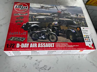 Airfix D-Day Air Assault Diorama Model Kit Gift Set Scale 1:72 A50157A • £35