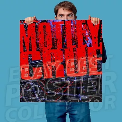 MOTLEY CRUE Self Titled BANNER HUGE Vinyl Poster Tapestry Art • $32.25