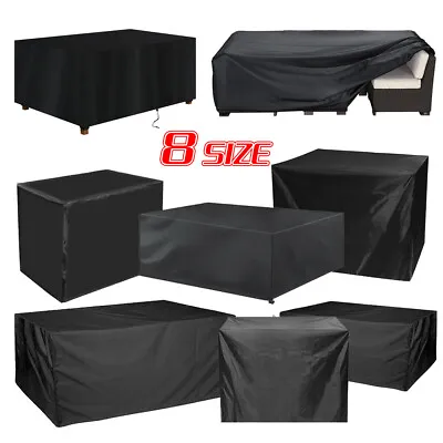 £18.29 • Buy Waterproof Garden Patio Furniture Cover Outdoor Rattan Table Cube Seat Covers UK
