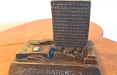 United Nations Complex Architecture Metal Souvenir Building Replica Model • $49