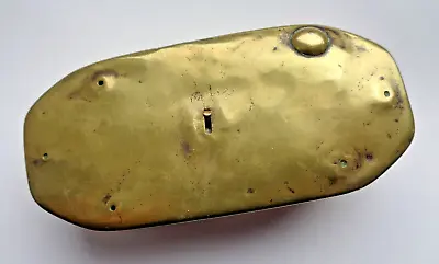 18th Century English / Dutch Brass Tobacco Box – Unusual Puzzle Lock – Broken • £20