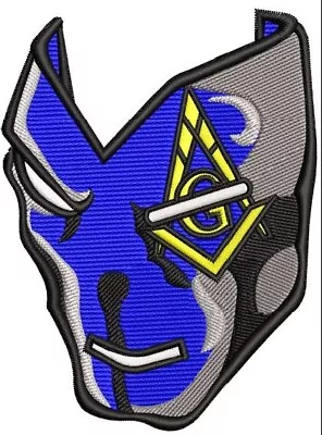 Embroidery Patch - Masonic Mask • $6.99