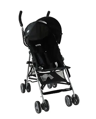 Babyco Baby Stroller Black Light Weight Free Raincover • £51.99