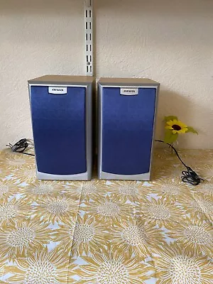 Aiwa Wired Speaker System Pair Model : SX-M120 • £18