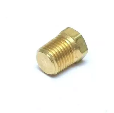 Brass Plug 1/4 NPT Male Hex Head Solid Brass  Made In USA • $3.99