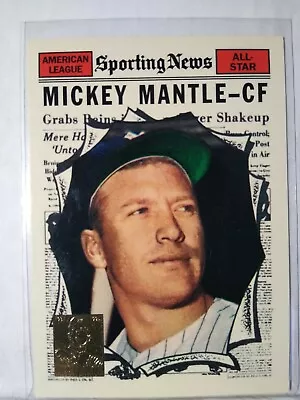 1996 Topps Mickey Mantle Commemorative CARD #32 Sporting News #578 MINT F1609 • $5