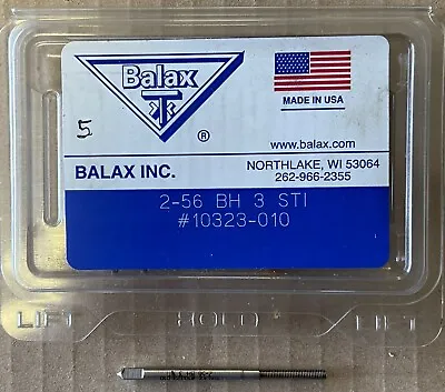 New 1 Each Balax Taps 2-56 Bh 3 Sti 10323-010 • $20