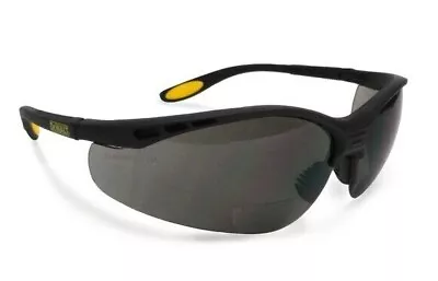 DeWalt BIFOCAL Protective Readers Safety Glasses SMOKE GRAY Sunglasses ANSI Z87+ • $12.99