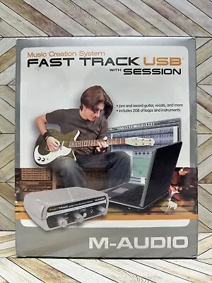 M-Audio Fast Track USB With Session New And Sealed Music Creation System Mac/PC • $64.95