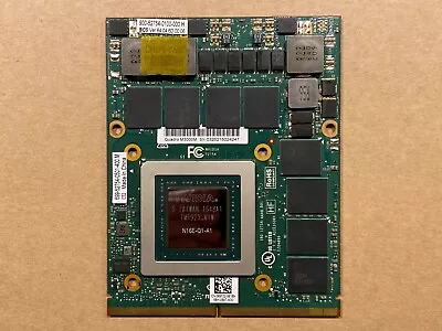 NEW Dell Precision 7710 Nvidia Quadro M3000M 4GB MXM Video Graphics Card 69FD2 • $49.99