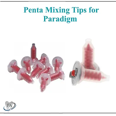 Dental Dynamic Mixer Red Mixing Tips 3M ESPE Penta  (50pcs/bag) • $33