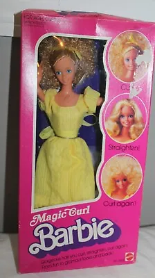 Vintage Mattel New In Box Magic Curl Barbie #3856 1981 • $99.95