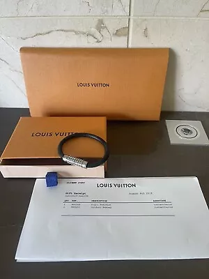 Louis Vuitton Men’s Digit Bracelet Size 19 Damier • £195