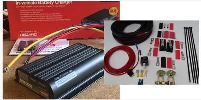 Redarc 12 Volt 25 Amp BCDC1225D DC To DC Battery Charger & Wiring Kit • $526.99