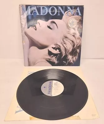 Madonna True Blue Vinyl Album LP Sire W/Lyric Inner 1986 VG+/F • £7.99