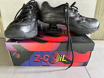 $50 • Buy Z Coil Womens Size 10 Freedom 2000 Shoes Black Silver Shock Absorber Pain Relief