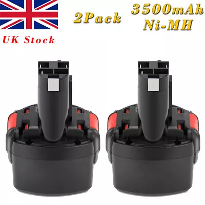 2x 9.6V 3.5AH Ni-MH Battery For Bosch BAT048 BAT100 PSR 960 PSR GSR GDR 9.6 VE-2 • £0.99