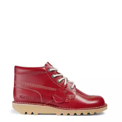 Kickers Womens Kick Hi Red Leather • $90