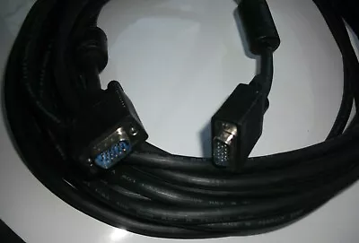 Quality 2m VGA Cable 2 Metre / SVGA PC / Laptop To TV / Monitor Lead • £2.99