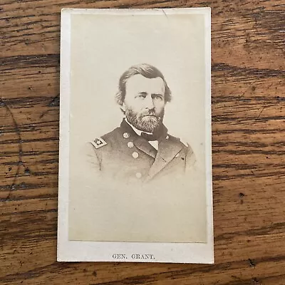1860's CIVIL WAR CDV - GENERAL ULYSSES S. GRANT • $25