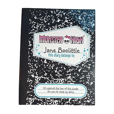 Monster High Jane Boolittle Booklet 2013 Diary Only • $4.79