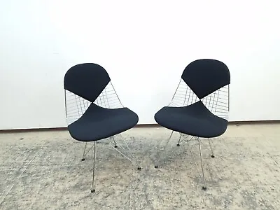 Vitra Wirechair DKR Charles & Ray Eames Set 2x Designer Chair Branded Chair • £1010.98