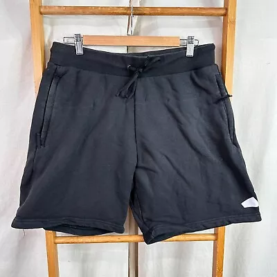 Adidas Sweat Shorts Mens Large Black Sportswear Badge Of Sport • $19.45