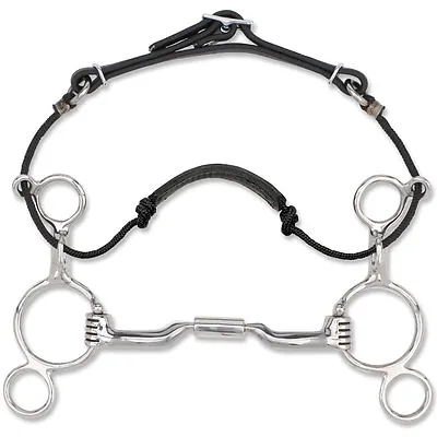 Myler 2-ring Combo 4 3/4  Shank Sweet Iron Low Port Snaffle Bit Mb 04 89-33045 • $229.95