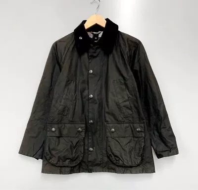 BARBOUR 1502366 SL BEDALE Oiled Jacket Men Size 34 Black Made In England • $356.25