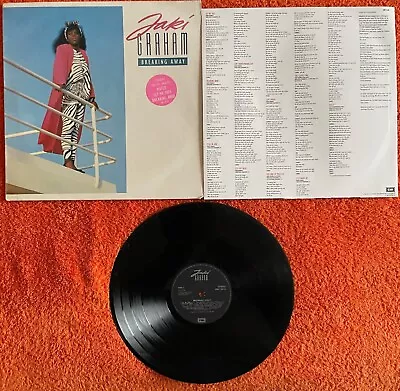 Jaki Graham – Breaking Away LP  (UK) EMI EMC 3514 • £2