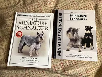 Two Miniature Schnauzer Books By Sheehan Lee & DeGioia Phyllis  DVD W/one • $11