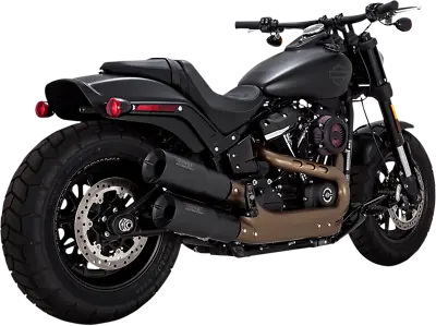 Vance & Hines Black Hi Output M8 Slip On Mufflers Fits 2018-2021 Harley Softail • $599.99