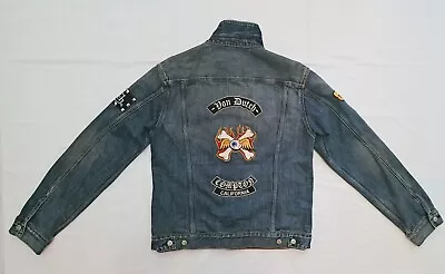 Von Dutch Patched Studded Mens Jacket Size M • $395