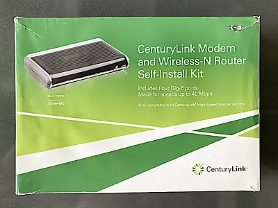 CenturyLink Modem And Wireless-N Router C1000A Self-Install Kit In Box • $29.99