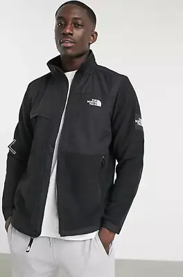 $109.99 • Buy New Mens The North Face Denali Black Box Full Zip Sherpa Fleece Coat Jacket