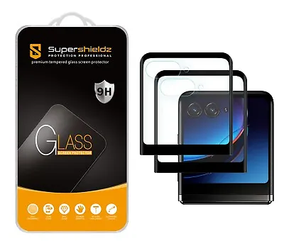 2X Full Cover Tempered Glass Screen Protector For Motorola Razr Plus 2023 • $11.99