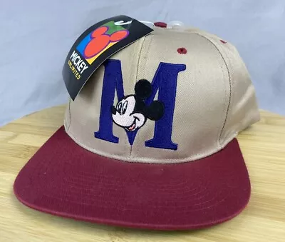 Vintage Mickey Mouse Disney Mickey Unlimited Snapback Cap Hat All Size Fits All • $19.95