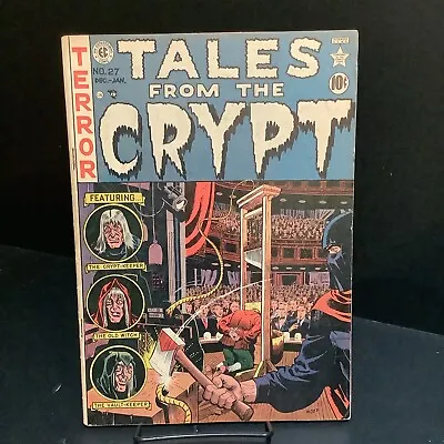 Tales From The Crypt #27 (1951 Ec Comics Golden Age) - Crypt Keeper • $699.95