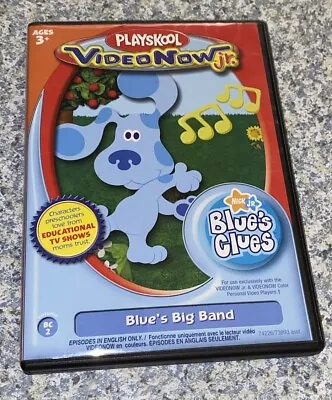 VideoNow Jr. Blue's Clues Playskool PVD - Nick Jr. Blue’s Big Band 2004 • $14.99