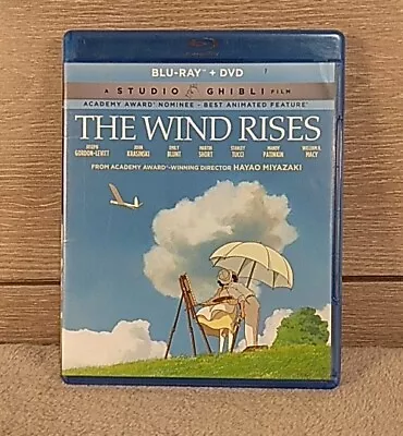 Hayao Miyazaki: THE WIND RISES (2013) 2 Disc Set Blu-ray DVD Studio Ghibli • $9.95