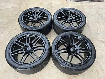 Set Of 4  21  Audi Q7 Factory OEM Wheels Rims Gloss Black • $1899