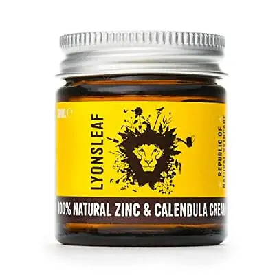 Zinc And Calendula Cream 100% Natural - For Spots Blemishes Breakouts • £16.62