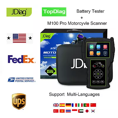 OBD2 Motorcycle Diagnostic Tester Code Reader Scanner For Yamaha Kawasaki Honda • $188.10