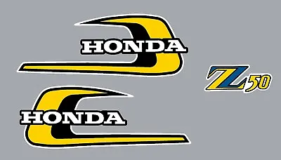 HONDA Z50 1974 Tank  Decals & Sidecover B Logo K5 • $43.90