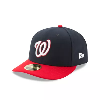 Washington Nationals New Era MLB On-Field Low Profile 59FIFTY Fitted Hat~Navy • $24.99