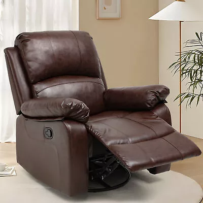 Manual Swivel Rocking Recliner Swivel Glider Rocker Recliner Chair For Nursery • $284.84