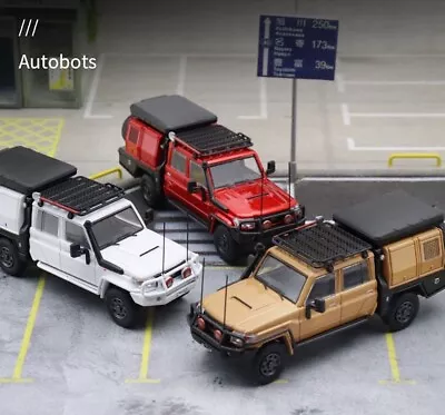 $80.29 • Buy AU Autobots 1:64 Land Cruiser J70 LC79 Pickup Crew Cab Model Diecast Metal Car