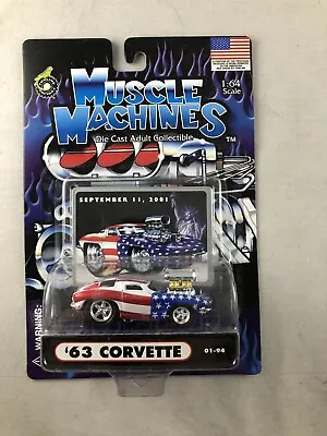 Muscle Machines ’63 Corvette 01-94 Stars & Stripes • $5.99